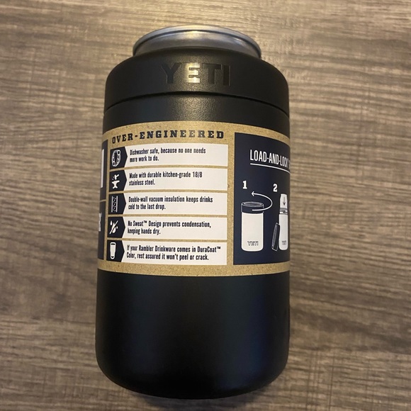 YETI RAMBLER®
12 OZ COLSTER 2.0 CAN COOLER. Black. - Picture 3 of 6